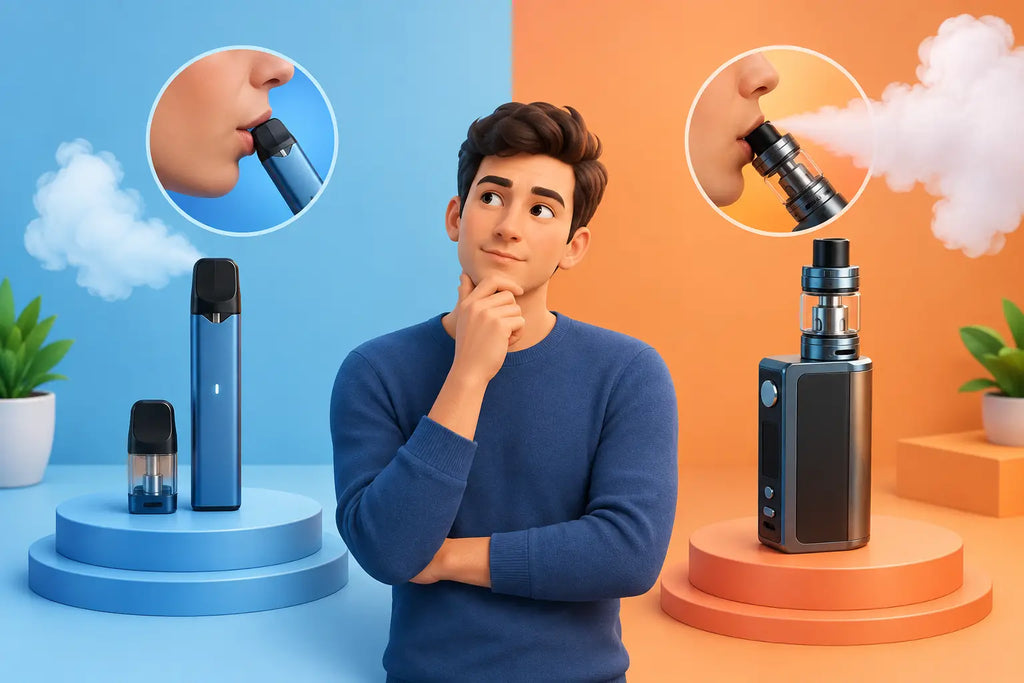 MTL Versus DTL Vaping Explained Clearly