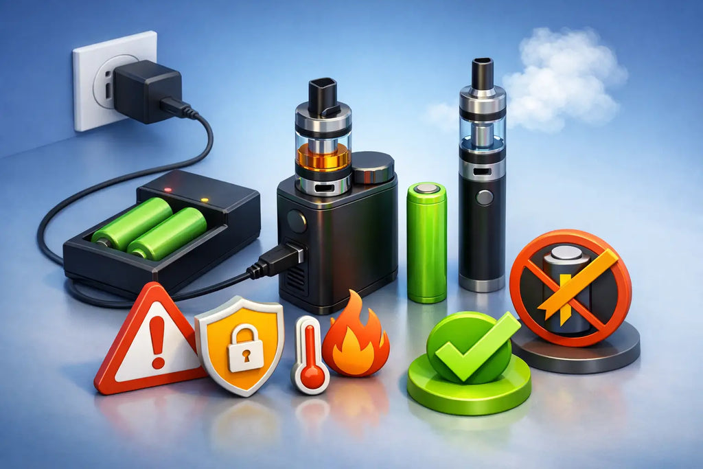 9 Vape Battery Charging Safety Rules to Follow