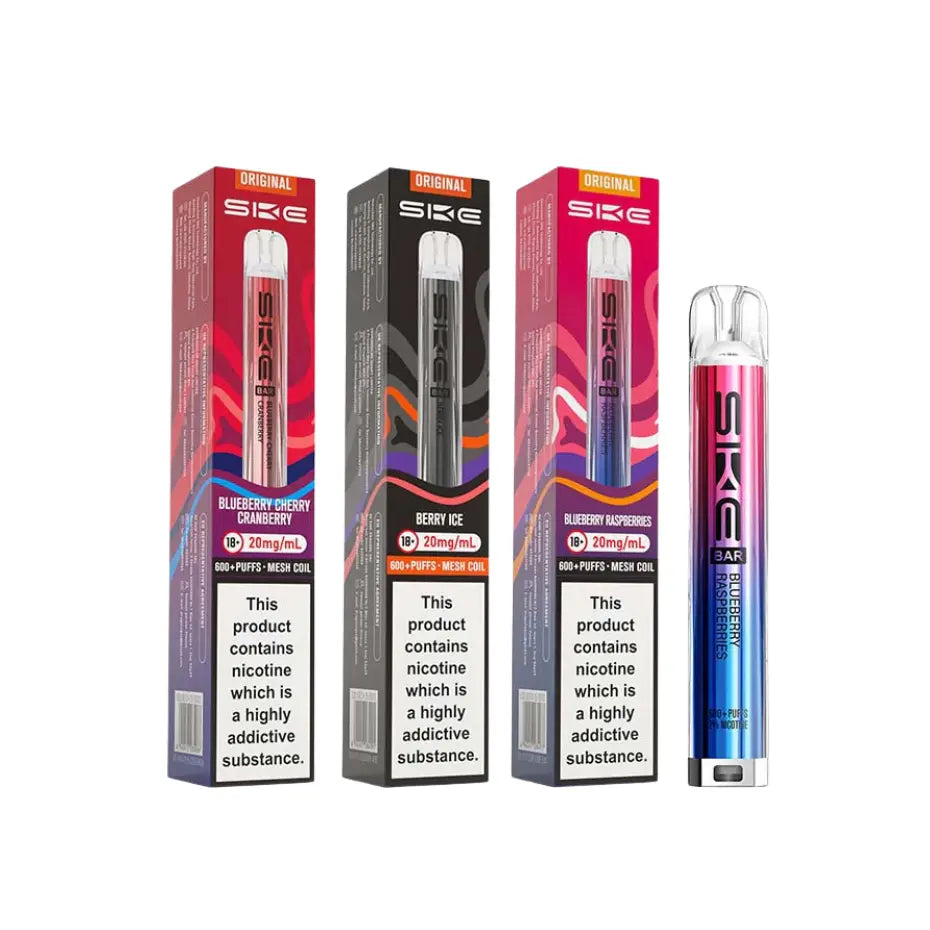 SKE Crystal Bar 600 Rechargeable Prefilled Pod Kit - (Pack of 10) - Vapeo Wholesale SKE Crystal Bar 600 Rechargeable Prefilled Pod Kit - (Pack of 10) - Vapeo Wholesale